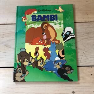 Walt Disney Gallery Books NEW Vintage 1980s Bambi Hardcover Children's Book